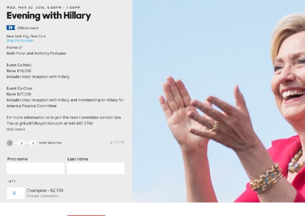 DigitalLeft's tweet photo. #ImSoSick of campaigns that host fundraisers charging $27,000 and dare to call themselves "grassroots". https://t.co/A3gEAzCTAn