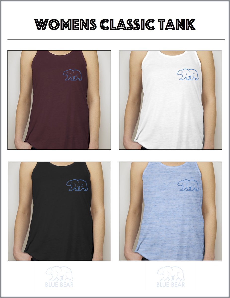 ProjectBlueBear's tweet photo. Check out our Women's Classic Tank! Super soft and made with 100% cotton. More coming soon! https://t.co/wjLL9GvREV