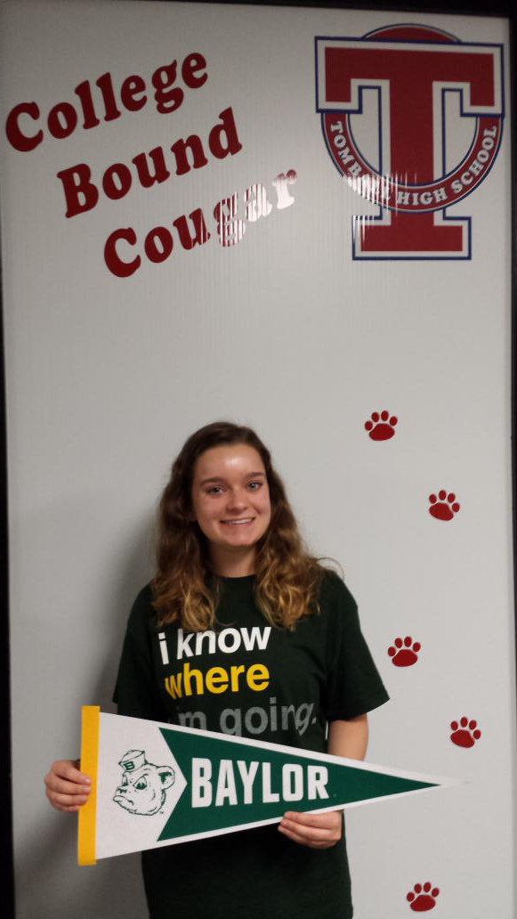 THS_Mrs_Nichols's tweet photo. Congratulations to our newest Baylor Bear,  Maggie Light! https://t.co/XOcYsUVbsP