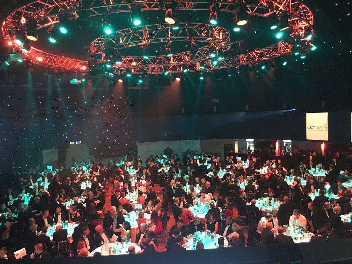 LPI Awards in the Round Room <a href="/MansionHouseDub/">Mansion House Dublin</a> full house tonight.