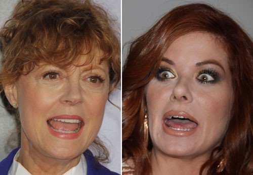 DailyBrewGossip's tweet photo. Ginger Feud Alert! Susan Sarandon And Debra Messing Have... #ce #music #dems https://t.co/b7opi60xzD https://t.co/dcGvg3ee9g