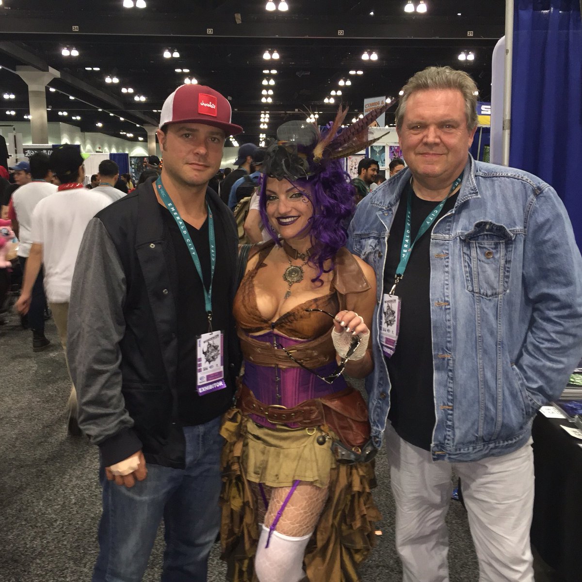 HumanComics's tweet image. Gabe Smith. Wendy Wow. Trevor Goring. At WonderCon 2016.