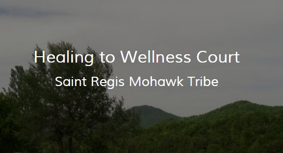 Take a look at the #StRegisMohawk Tribe's Healing to Wellness Court on the #TAJI website at tribaljustice.org/program-profil…