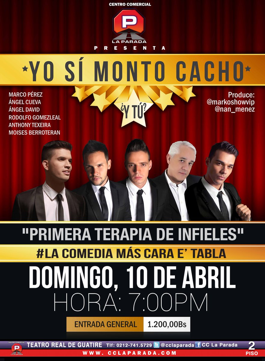 CCLaParada's tweet photo. Por primera vez en nuestros espacios del #Cclaparada #Guatire #Guarenas "Yo si monto cachos" 10 de Abril @Nan_menez https://t.co/3obGQR8BUx