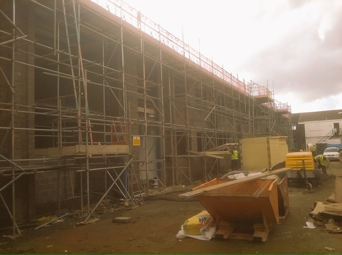 pcbrickworkltd's tweet photo. Brickwork complete @ghsouthhunsley @ghurstltd Thanks to Mick &amp; his team for all their help #schoolextension https://t.co/oPpb8ig5xR