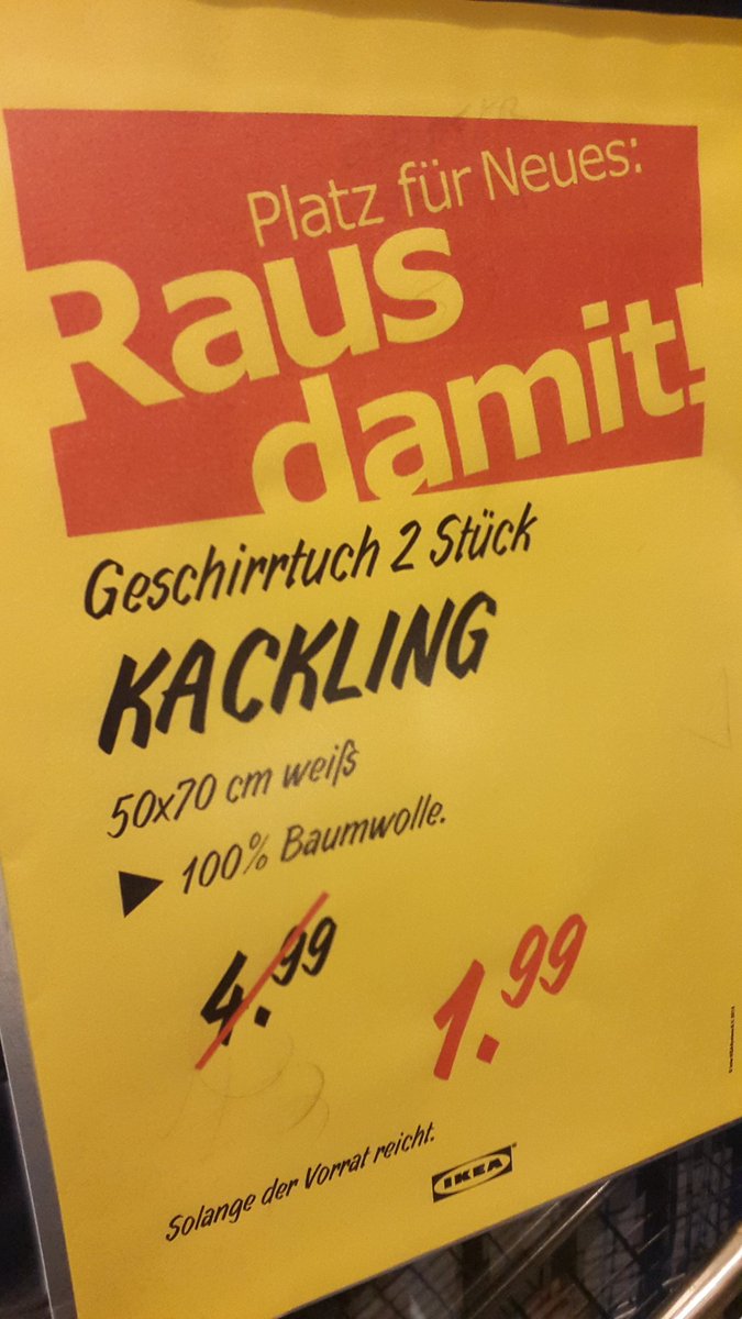 Made my day 😂 #rausmitdemkackling #ikea
