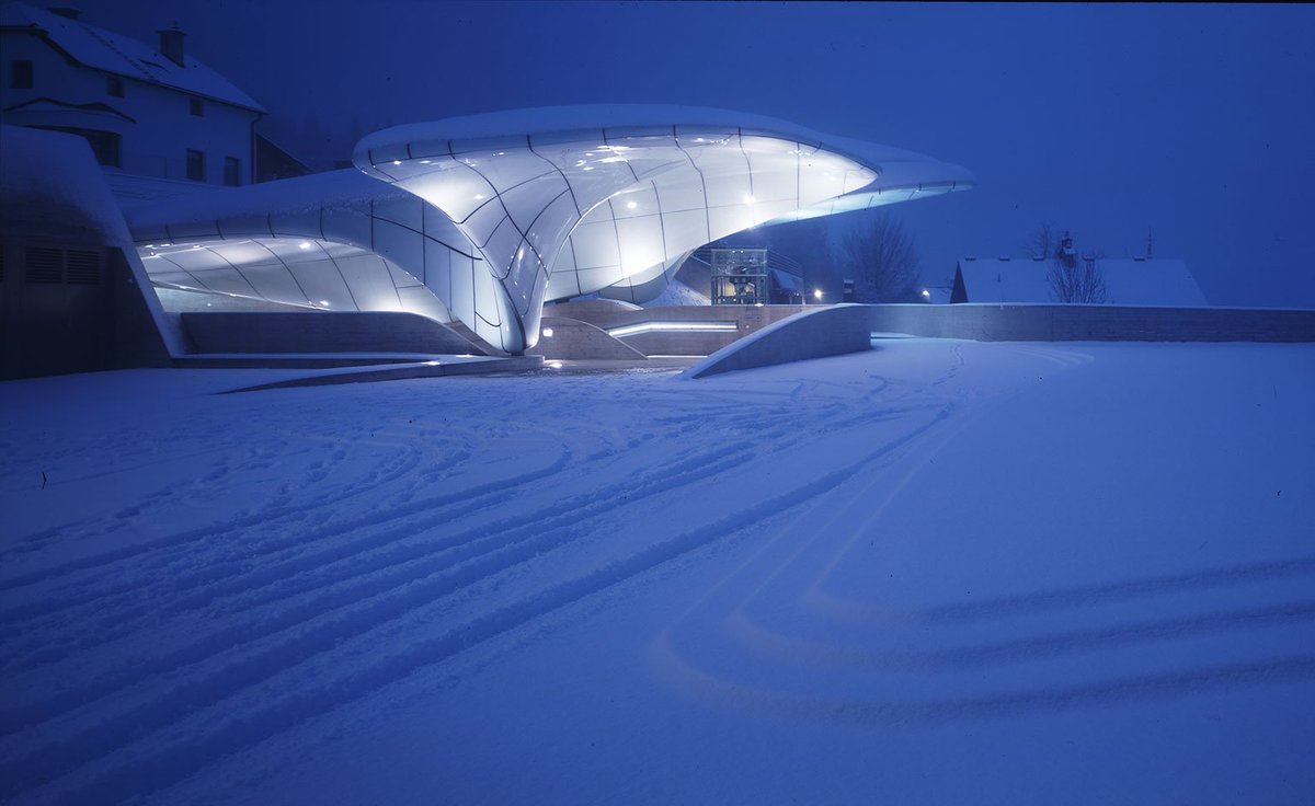wallpapermag's tweet photo. Remembering #ZahaHadid through our favorite buildings: https://t.co/aVXps0lETf https://t.co/TrMEKfbJnV