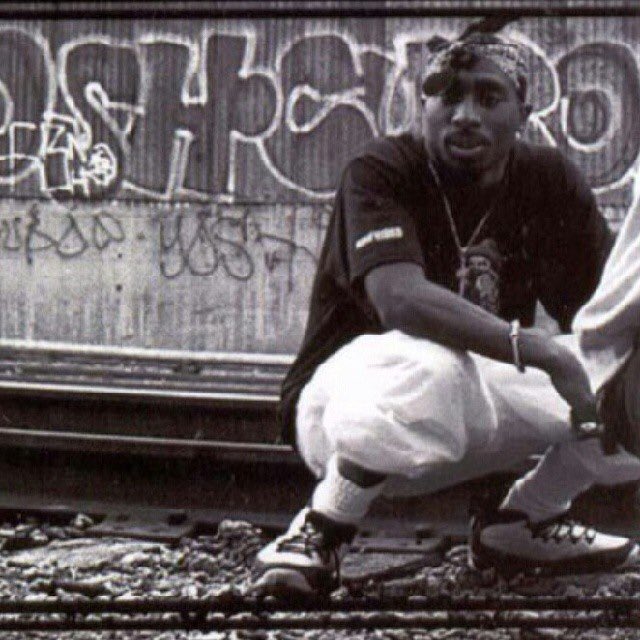 THRONExyz's tweet photo. Tupac in the Jordan 9's #TBT #THRONEThrowback https://t.co/izA2JhLNyx