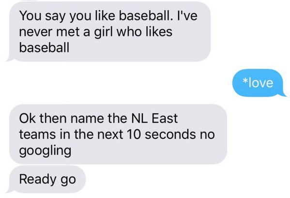 He questioned her on her baseball knowledge…

She shut him down: es.pn/1Y2vTUA