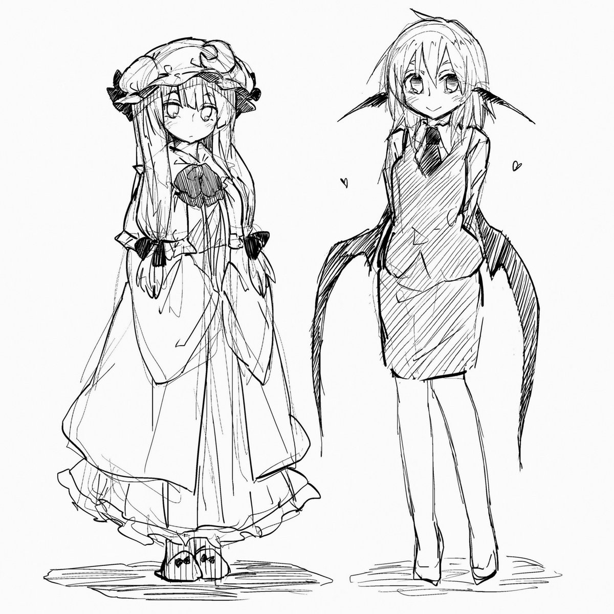 原稿したくなさすぎて落描きせざるをえない。 