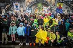 At joyful #HCPT60 celebration in #Lourdes we recall that Jesus is the anchor of our souls; our sure &amp; certain hope!