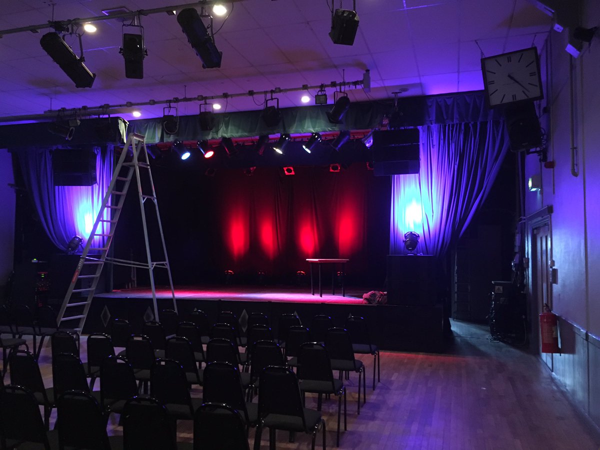 Tonight we are proving lighting hire and engineers to <a href="/TheQueensHall/">Queen's Hall Theatre</a> for Derek Acorah