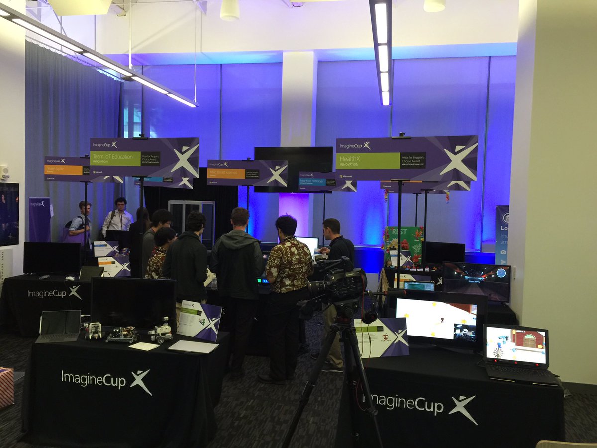 I am VIP judging at the <a href="/Microsoft/">Microsoft</a> #ImagineCup today. Great games by top indy devs. Just like <a href="/ROBLOX/">Roblox</a>. #Build2016