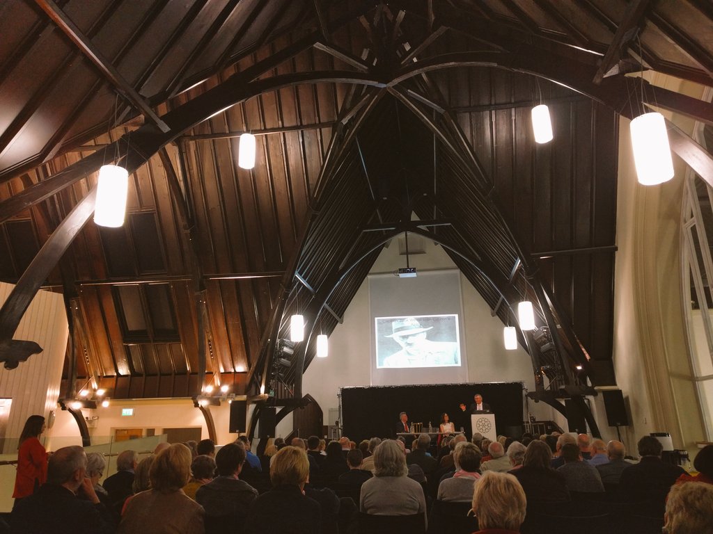 AlbanMaginness's tweet photo. The fantastic Dr. Eamon Phoenix talking all things 1916 in the Duncairn Complex @SDLPlive @NicholaMallon https://t.co/2sGDjtHF1b