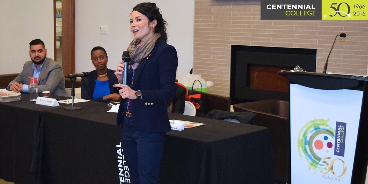 CentennialEDU's tweet photo. "What you dream today is going to be a reality for tomorrow"- Constable Mina Rahravan #CC4Change https://t.co/R2T1PgzLC4