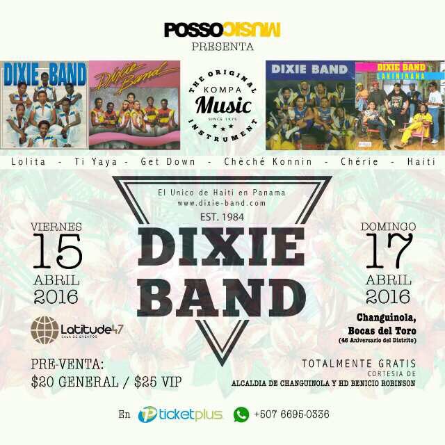 Dixie_Band's tweet photo. 🇵🇦 #PANAMACONNECTION 🇵🇦
Disfruta de todo el sabor del Caribe y la Música #KOMPA en nuestra querida #PANAMÁ.
🗓15-17/4 https://t.co/kJQbTtisQF