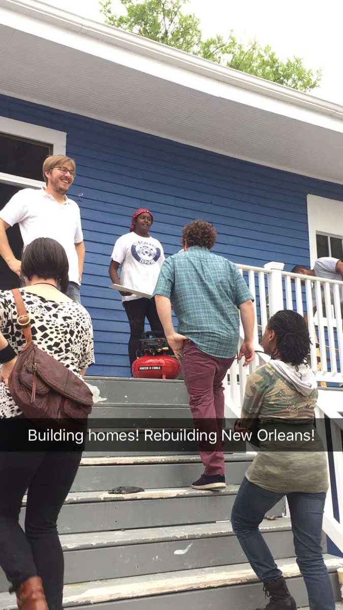 GoPropeller's tweet photo. Our ventures' impact in action: @YRNOla employs #NOLA's youth to rebuild vacant homes! #propelchange #workforce dev https://t.co/eA66bjV8cC