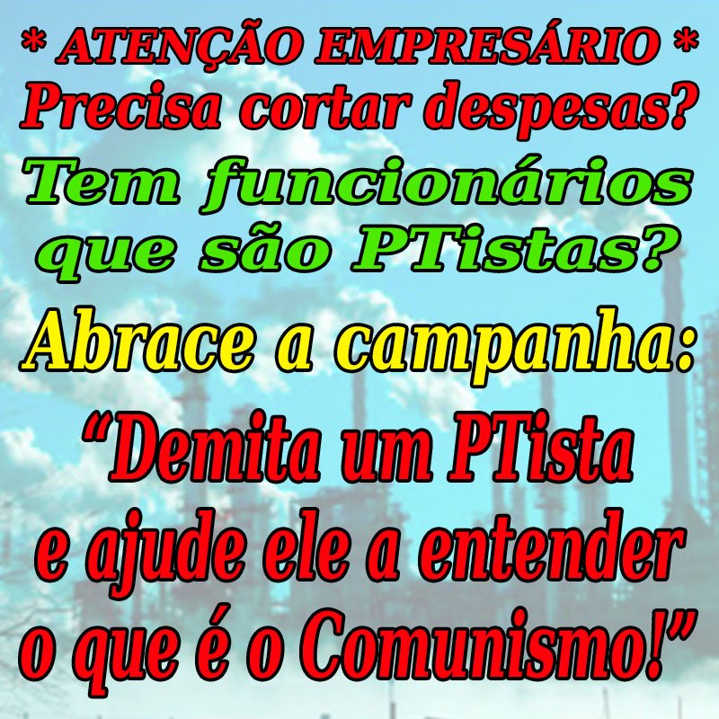 @sergioromeirao Se vai ser inevitavel o povo passar fome, nada mais justo que os primeiros sejam os petistas!