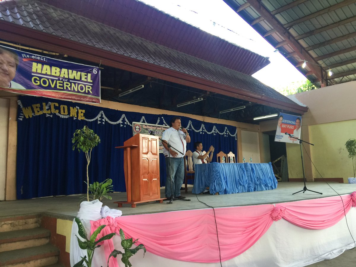 <a href="/SayChiz/">Chiz Escudero</a> now at the LCS gym, Ifugao! #ChooseChiz #CHIZ2016 #WalangMaiiwan