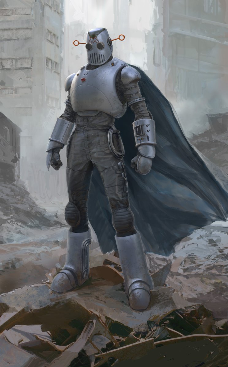 BethesdaStudios's tweet image. #Automatron Concept Art: The Mechanist from BGS senior artist Lucas Hardi #TBT