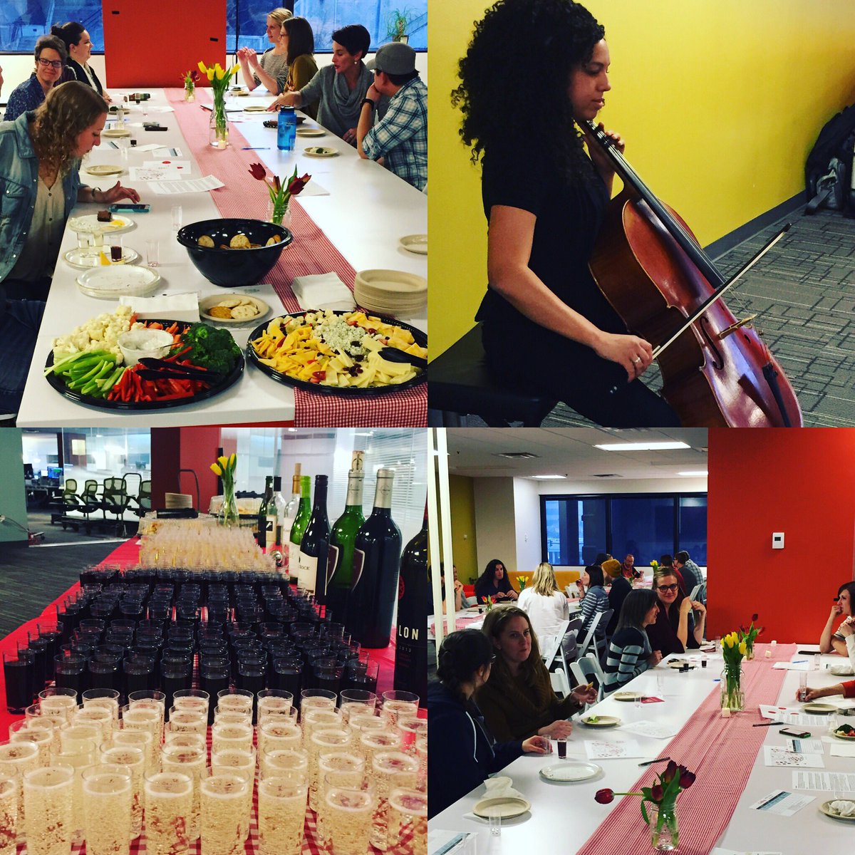 TeamCraftsy's tweet photo. Wine and cheese is the perfect way to celebrate 5 years of fueling self-expression and joy! #CraftsyLife https://t.co/Wqx0nHoKjK