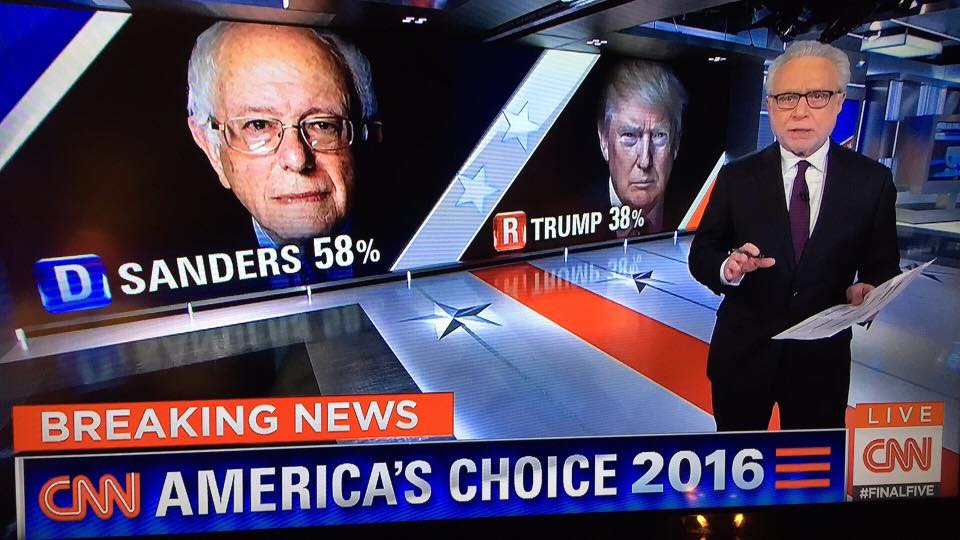 Lizzy4Bernie's tweet photo. #ImSoSick of people saying @HillaryClinton is the one to beat Trump. https://t.co/SdhBSqTC1d