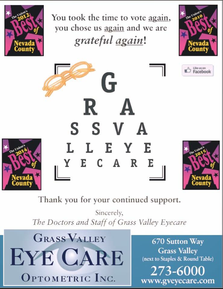 Grass Valley Eyecare Gveyecare Twitter 0 Replies 1 Retweet 2 Likes