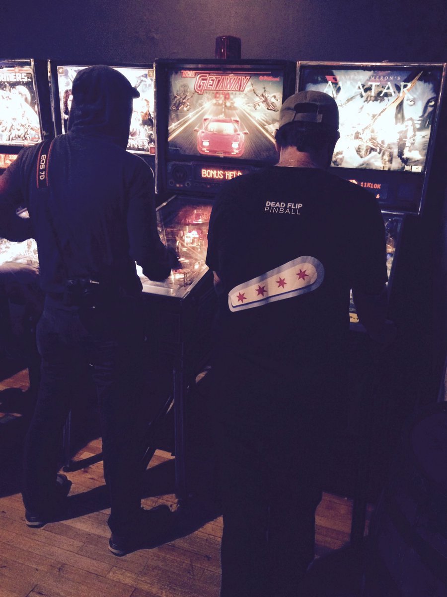 BackhandPinball's tweet image. Look what I found @Dead_Flip --Setting up for @MaineCompGaming for a #pingolf #pinball tournament @ArcadiaPortland !
