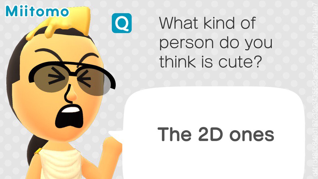MarukyuTofu's tweet photo. https://t.co/5VFzUKe9Zr #Miitomo #2Dmasterrace https://t.co/VR1S2SG8i2