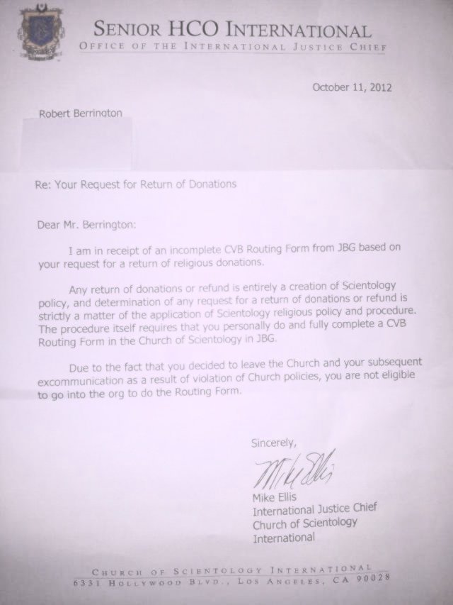 FreeMindsHearts's tweet photo. #ScientologyScam #TaxFraud They lied to the IRS and said they would give refunds.  But they don't.  Shut it down. https://t.co/Wmb8x8E0ix