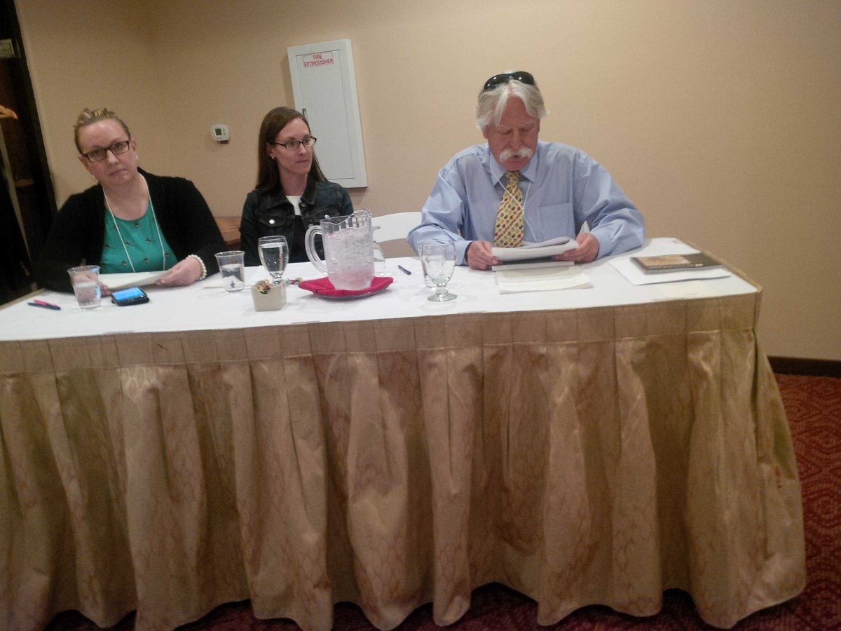 JamesCullingham's tweet image. &quot;Defining &amp;amp; Defying the Mexican State&quot; Amanda Ledwon, Courtney Kennedy, William Beezley #RMCLAS2016