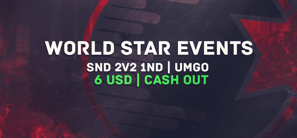 WorldStarEvents's tweet image. 1 hour left to sign up for the 2v2 SnD 1nD | 6$ Cash out

Sign up here: battlefy.com/world-star-eve…