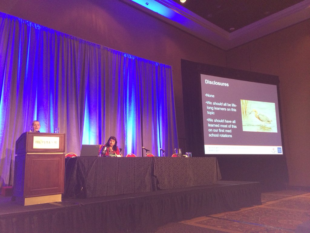 PedsPainMed's tweet image. &quot;We should all be lifelong learners on enhancing the doctor-patient relationship&quot; @DrNancyGlass1 at #SPPMCOS2016