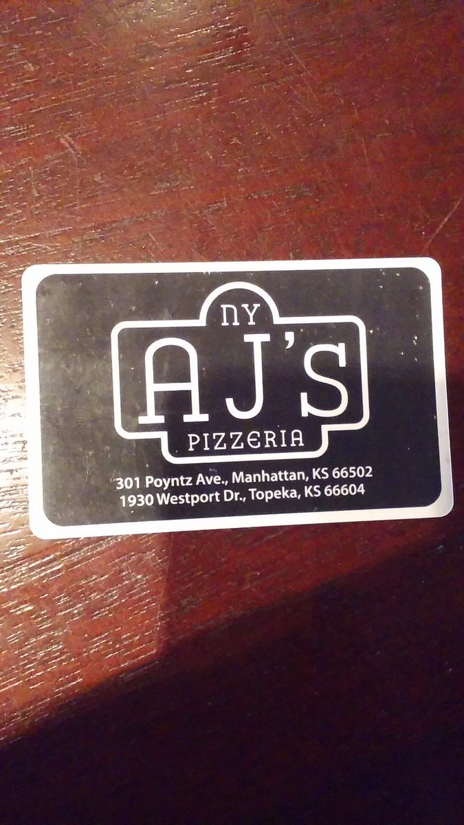 AJsTopeka's tweet image. Tonight's winning trivia team gets a $40 gift card to take with them