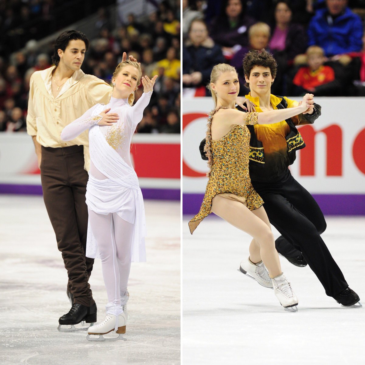 SkateCanada's tweet photo. #ThrowbackThursday back to #FSWorlds13 free dance. Tonight is #Worlds2016 FD! @WeaverPoje @PiperGilles @PaulDPoirier https://t.co/LkkB60e809