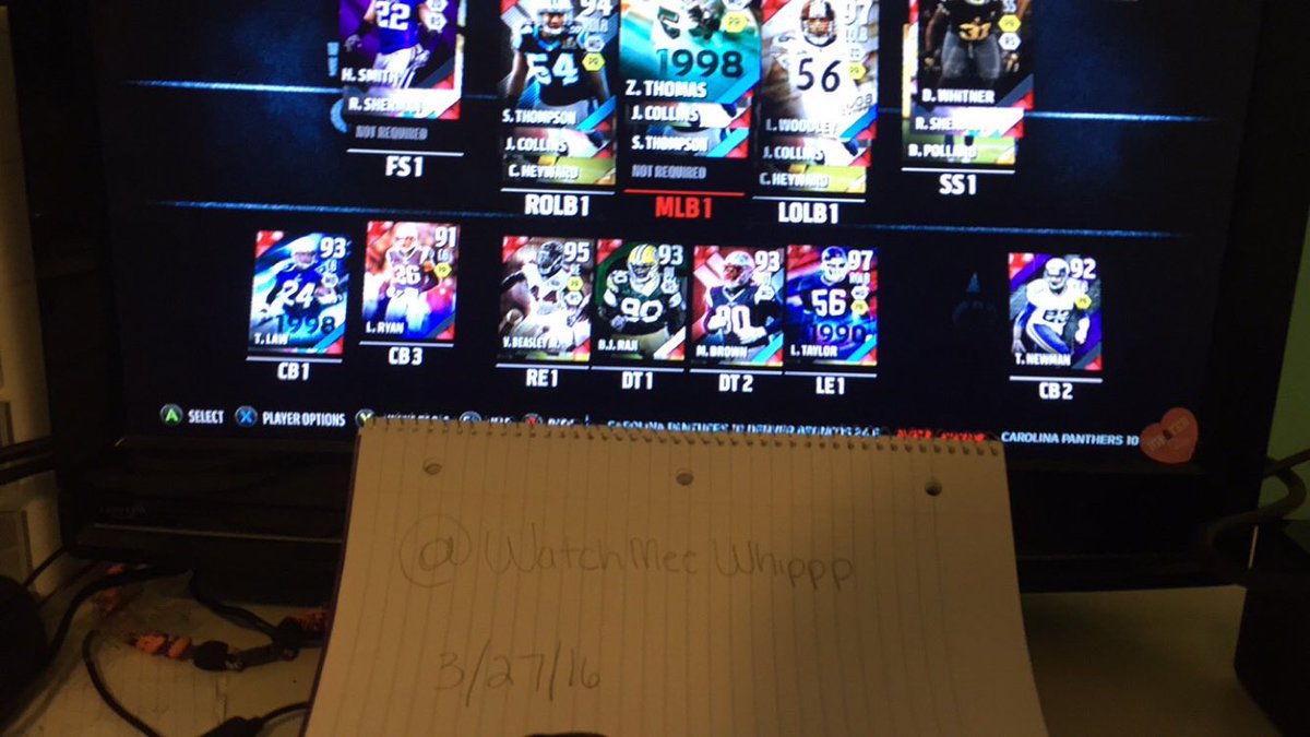 WatchMeeWhippp's tweet image. Selling my entire team on MUT for 25$. 256k in coins included! Done with madden for this season! DM if interested!