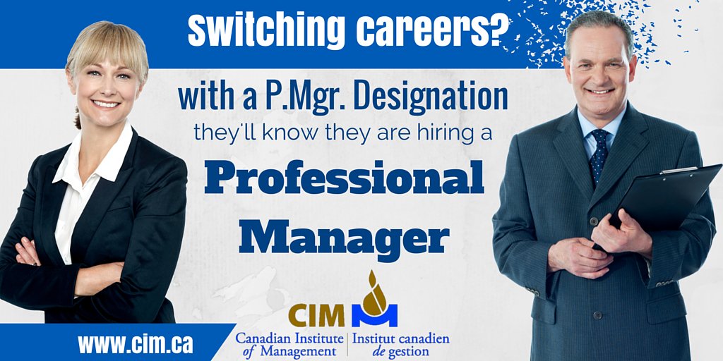 CIM_National's tweet photo. Get recognized as a Professional #Manager (P.Mgr.) in your industry - Apply NOW! https://t.co/haRyDN5tS4 https://t.co/bdxZztZ9Df