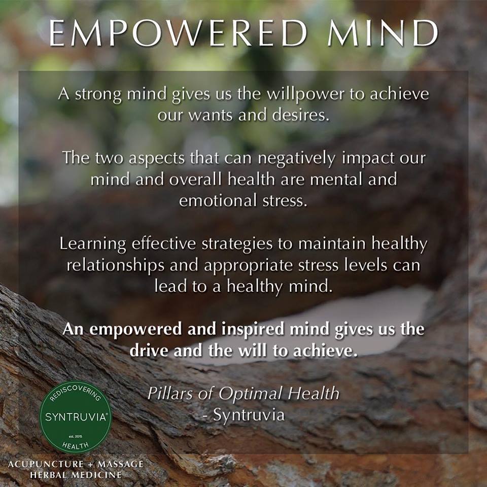 Syntruvia's tweet photo. #EMPOWEREDMIND : To achieve your FULLEST POTENTIAL, align yourselves with the 3 PILLARS OF #OPTIMALHEALTH
#syntruvia https://t.co/ZHhSKpEhqK