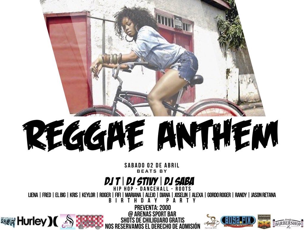 dcstivy's tweet photo. A 2 días del Birthday Bashment🔥 #ReggaeAnthem ! Por que la fiesta es en el Chaval📢🔥 https://t.co/hAL5LhAmfg