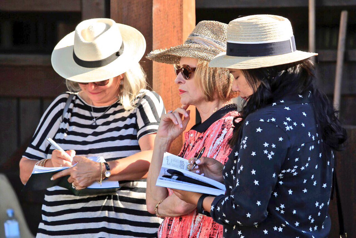 GaiWaterhouse1's tweet photo. Searching for my next Champion with the team @inglis_sales Easter inspections ๐๐ช๐ผ #AllQuality https://t.co/LWT2Q6sBtC