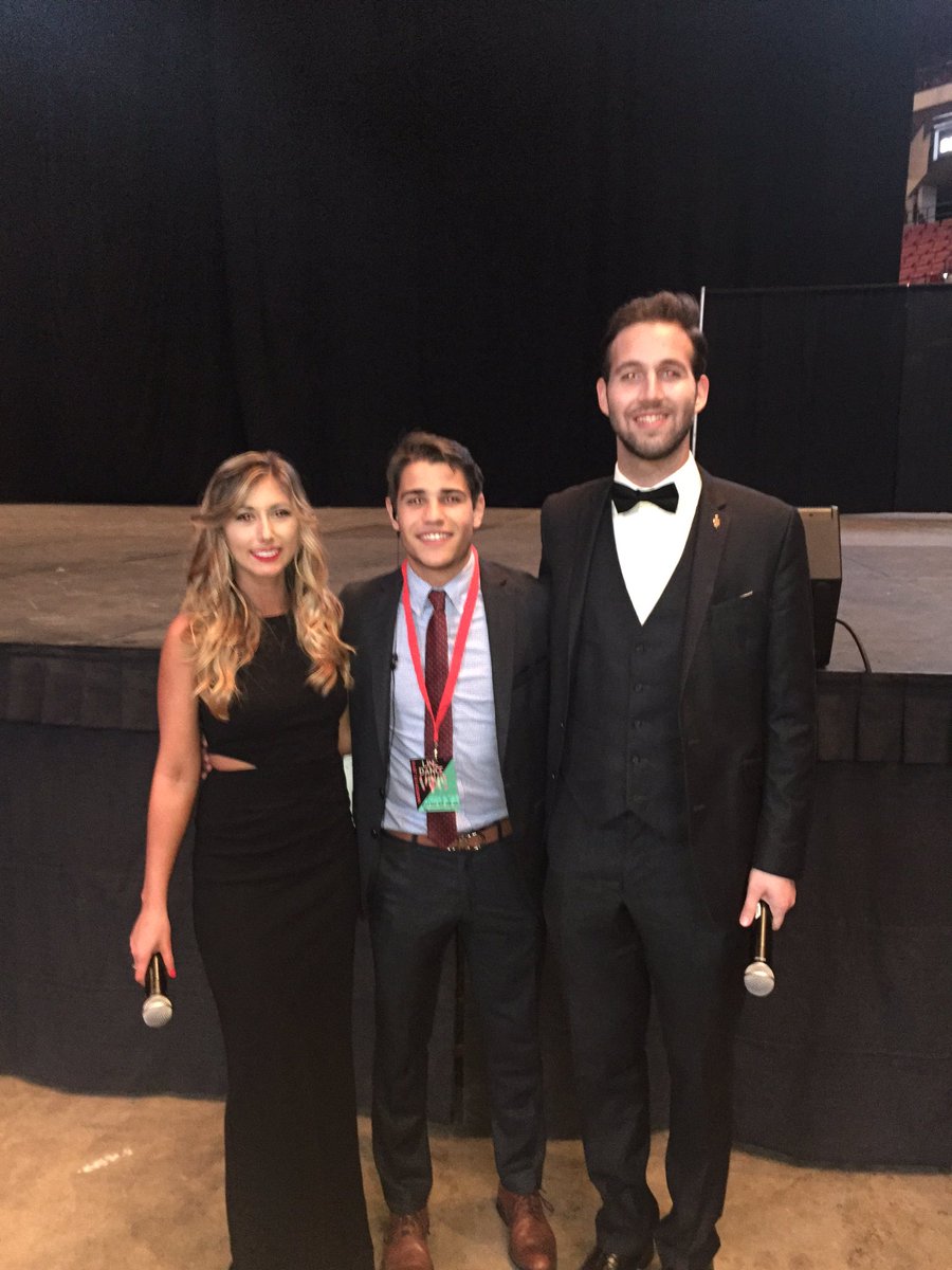 LineDanceFSU's tweet image. Less than an hour away and our hosts and The Director of finance Alec Carreras are ecstatic for this years event!