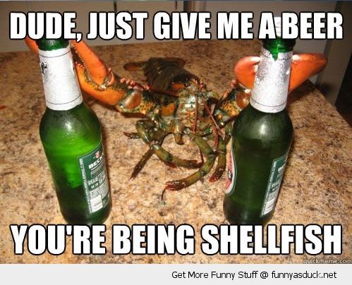 DrunkStateWeb's tweet photo. If you're feeling crabby get a beer! #DrunkState https://t.co/K8bfsITmpZ