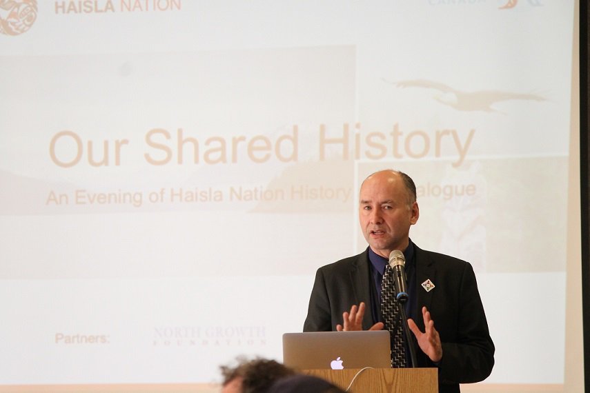 A great evening of our shared history this week, made possible with <a href="/Rec_Can/">Reconciliation Canada</a>. #Haisla #Kitimat #Reconciliation