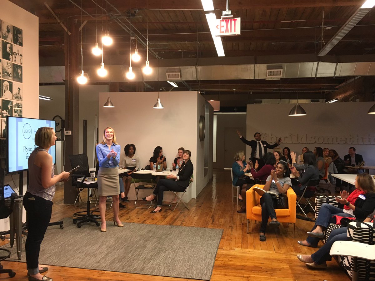 Merenator's tweet photo. So excited to be at the Poise, Posture, & Presence @tresemme @levoleague #professional workshop! #locallevoCLT https://t.co/63pdXR81Al