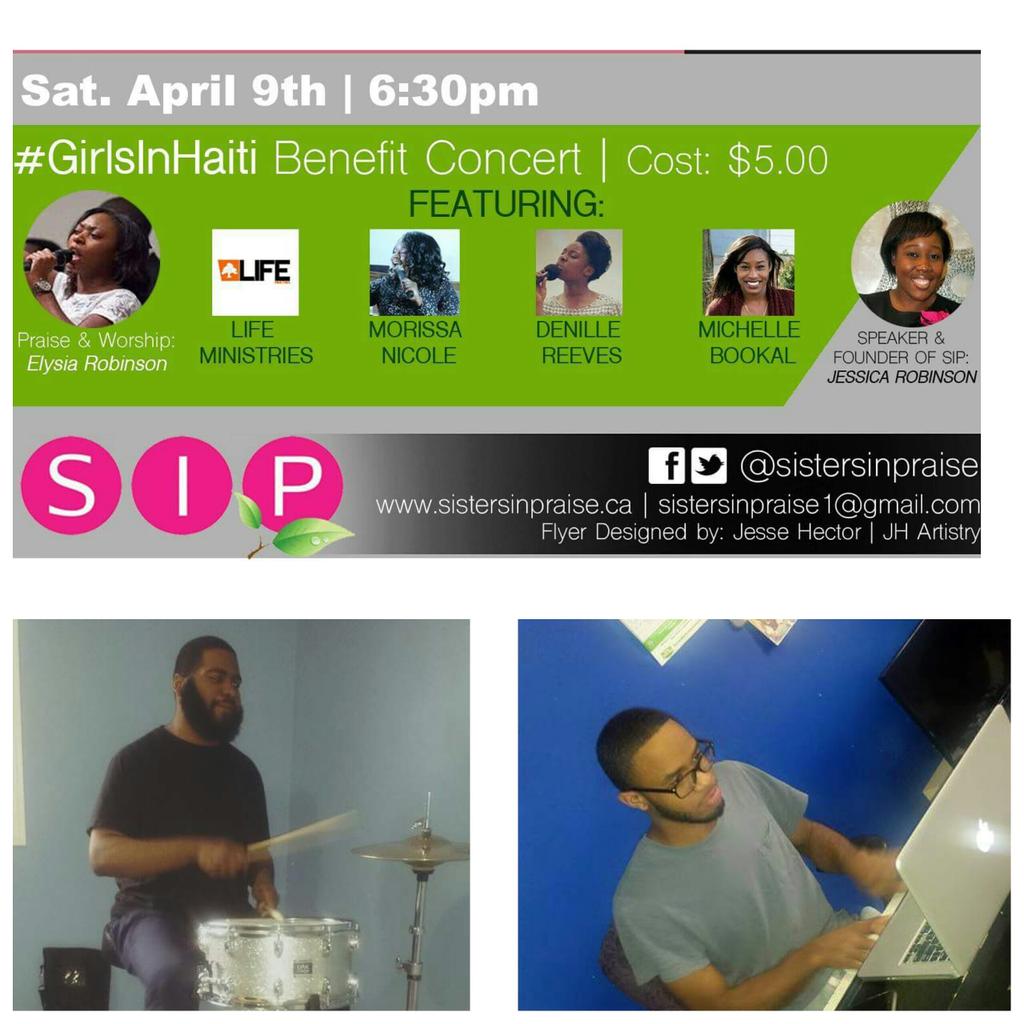 SistersinPraise's tweet photo. Musicians getting ready for the #GirlsinHaiti benefit concert!
#sistersinpraise #GreatExpectations2016
#RetweetThis! https://t.co/1GWTk7d94W