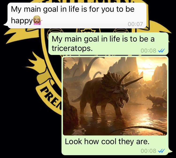 In case you were wondering, this is what it's like to be in a relationship with me.