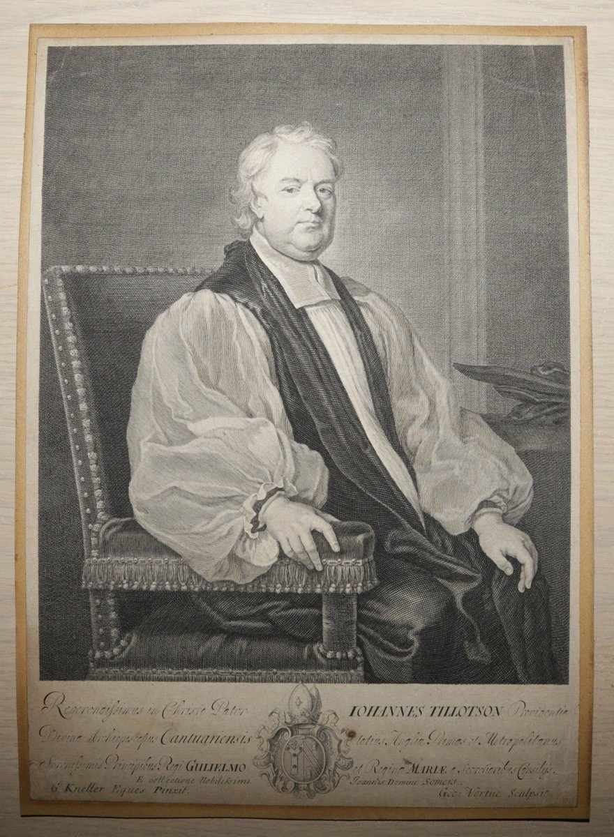PremierCoin's tweet image. John Tillotson by George Vertue after Godfrey Kneller - #Etching - Circa 1710
goo.gl/TvbX1s