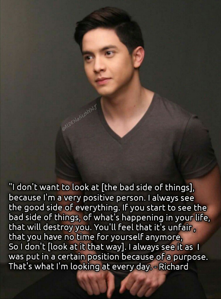 ALDENaticsNYNJ's tweet photo. Most loving way to do w/life = think of good thoughts and live life with purpose @aldenrichards02 #ALDUBYayaWho https://t.co/aC7UEJwY60