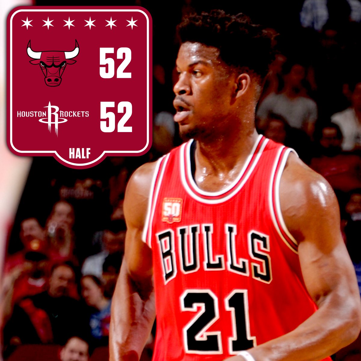 Got a good one brewing in Houston!

Mirotic: 21pts (4-7 3PT)
Gasol: 8pts/8rb