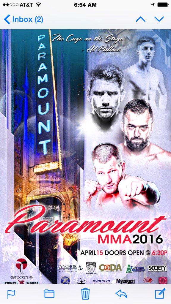 4/15/16 Denver PARAMOUNTMMA 2016 @TonySimsMMA the matchmaker <a href="/ShannonSinnMMA/">Shannon Sinn</a> post fight interviews @ShaneCarwin VIP
